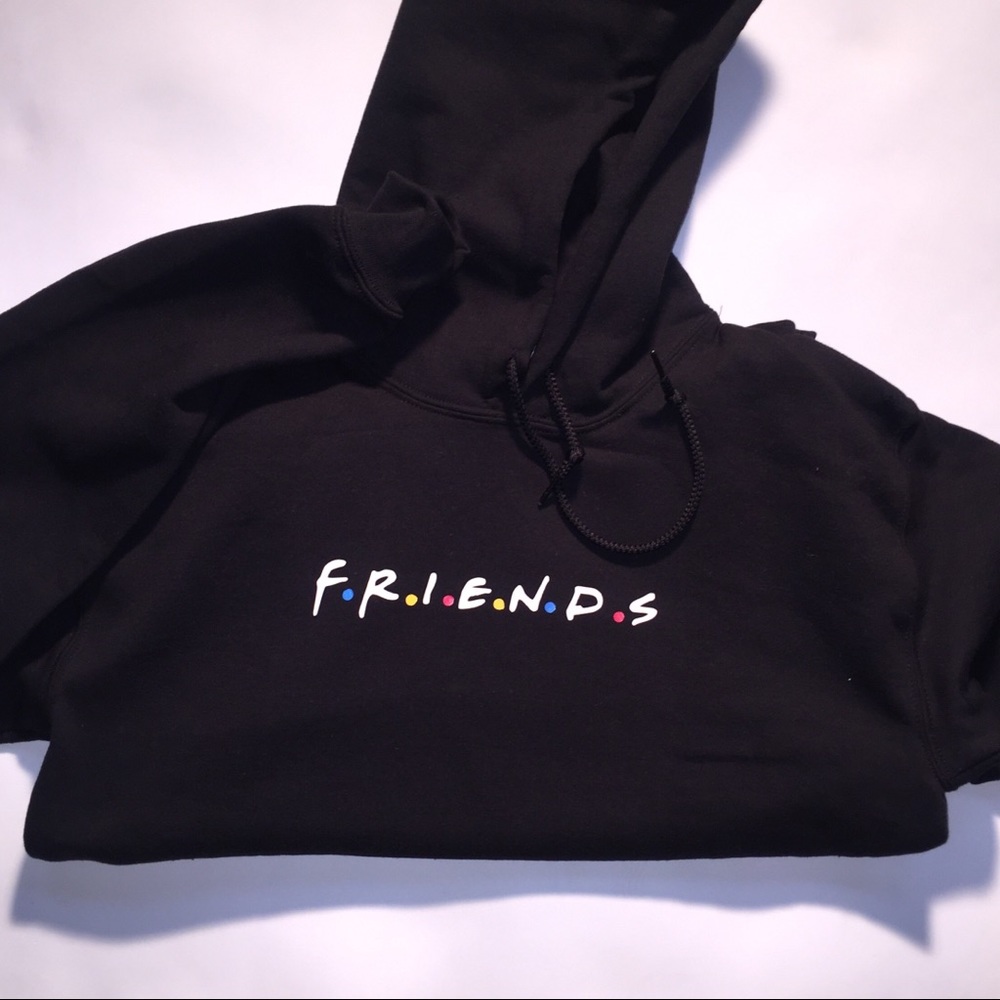 NWT Forver 21 Black friends hoodie - Picture 4 of 4